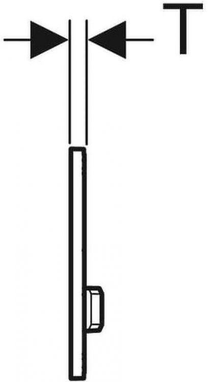 Клавиша смыва Geberit Sigma 50 NEW 115.788.21.2 Глянцевый хром