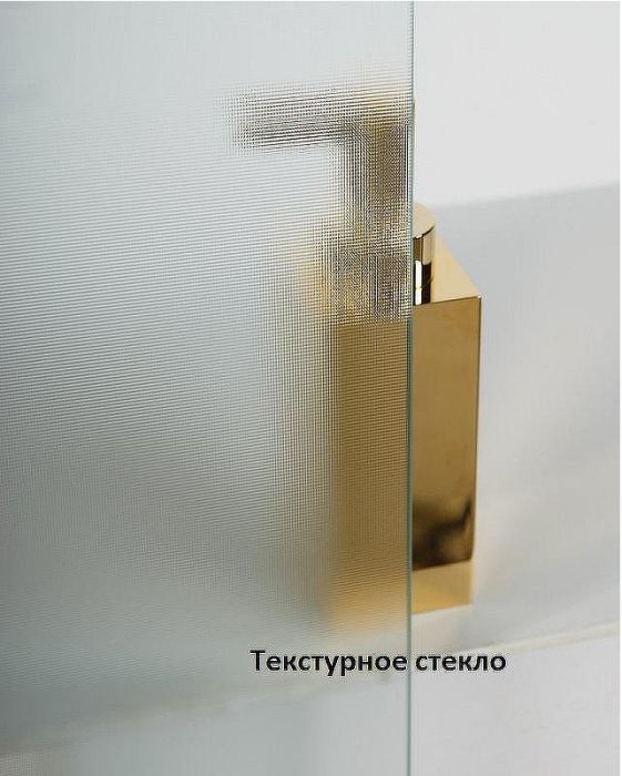 Душевой уголок BelBagno Unique 115х90 UNIQUE-AH-2-100/115-75/90-P-Cr профиль Хром стекло рифленое