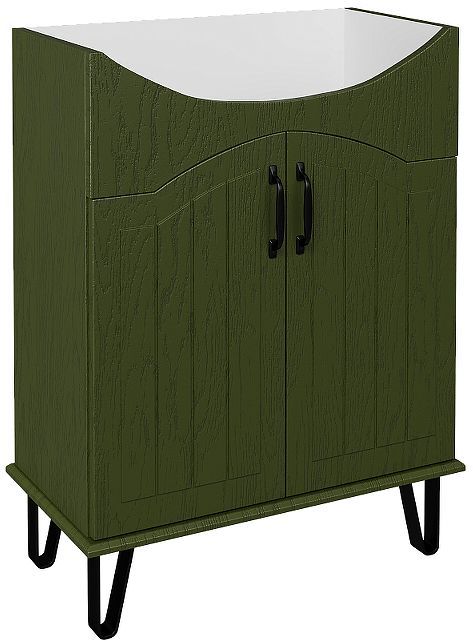 Тумба с раковиной DIWO Сочи 65 цвет Зеленый