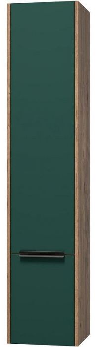 Шкаф пенал Brevita Greenwood 35 L GRE-05035-08Л подвесной Зеленый матовый Дуб Галифакс олово