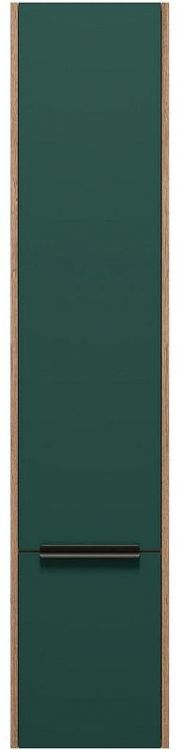 Шкаф пенал Brevita Greenwood 35 L GRE-05035-08Л подвесной Зеленый матовый Дуб Галифакс олово