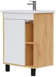 Тумба под раковину Volna Osmond 60 tnOSMOND60.1D-04 цвет Белый Дуб сонома