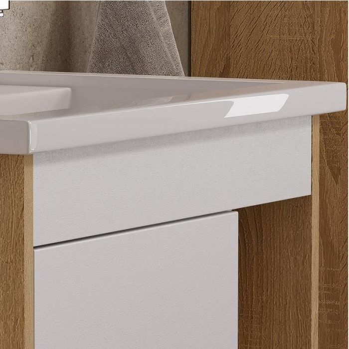 Тумба под раковину Volna Osmond 60 tnOSMOND60.1D-04 цвет Белый Дуб сонома