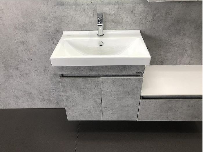 Тумба Comforty Осло 60 00-00000838 подвесная Бетон светлый