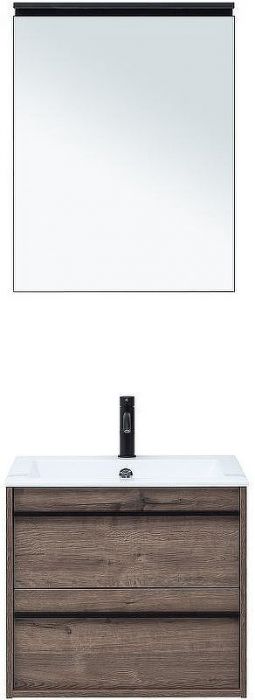 Комплект мебели для ванной Aquanet Lino 60 271952 подвесной Дуб Веллингтон