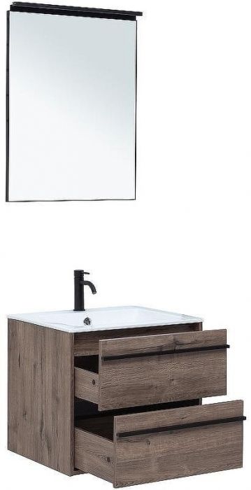 Комплект мебели для ванной Aquanet Lino 60 271952 подвесной Дуб Веллингтон