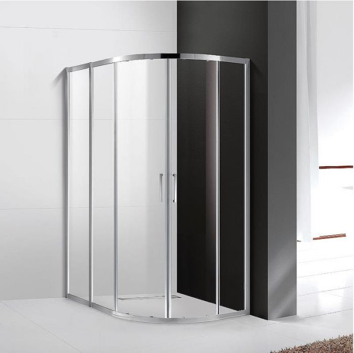 Душевой уголок Cezares Molveno 120x100 MOLVENO-RH-2-120/100-C-Cr-IV профиль Хром стекло прозрачное