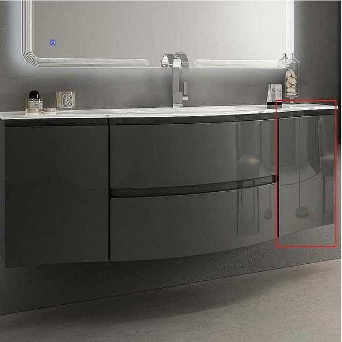 Подвесной шкаф Cezares Vague 34 R 44223 Antacite