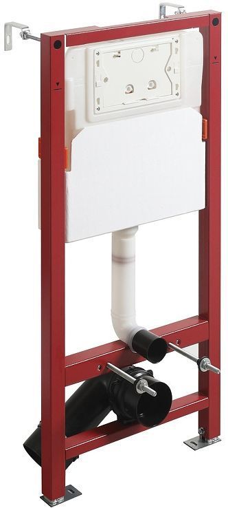 Комплект унитаза с инсталляцией Agger ATI10150+APB144 цвет Белый с сиденьем Микролифт и клавишей смыва цвет Черный матовый