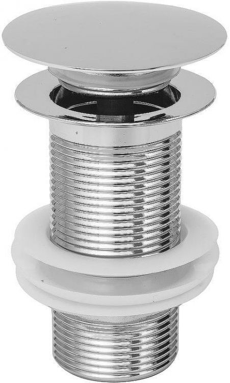 Донный клапан WellWant WWS02110M click-clack Хром