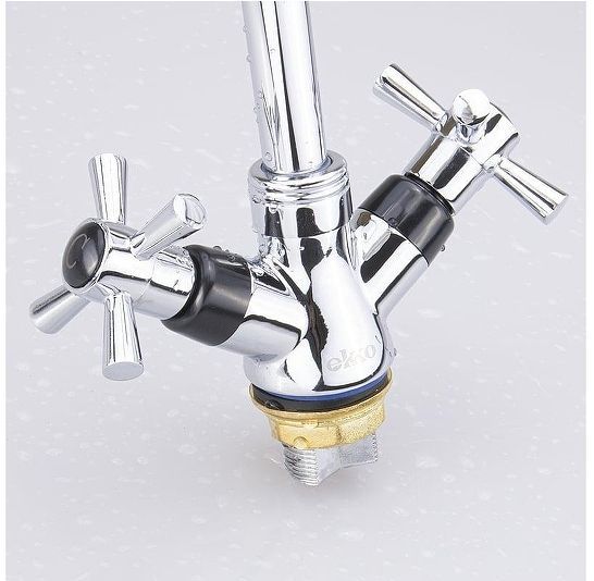 Смеситель для кухни Ekko E49118-8 цвет Хром Черный