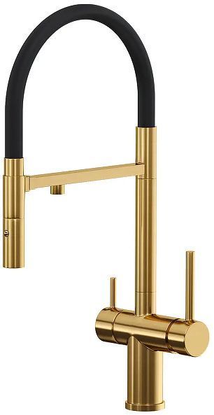 Смеситель для кухни Reflexion Lago RX9901GD цвет Брашированное золото