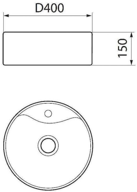 Раковина Runo Sole 40 00-00001448 Белая Раковина Runo Sole 40 00-00001448 Белая