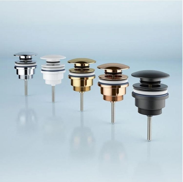 Донный клапан Wellsee Drainage System 182141000 click-clack цвет Золото