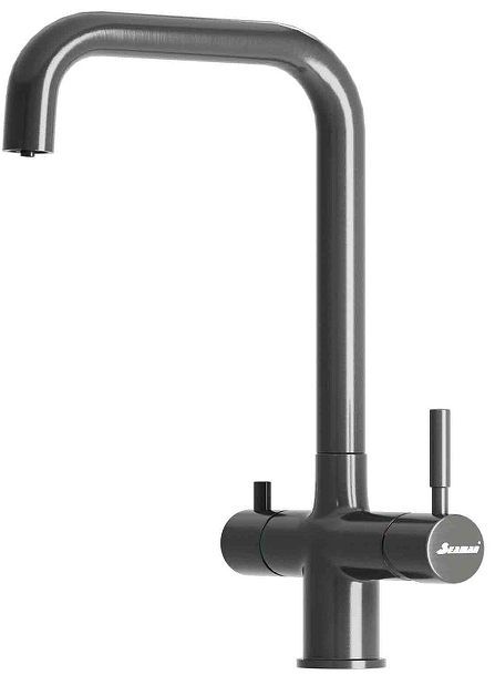 Смеситель для кухни Seaman Visconti SSL-7326-GL цвет Светлая оружейная сталь
