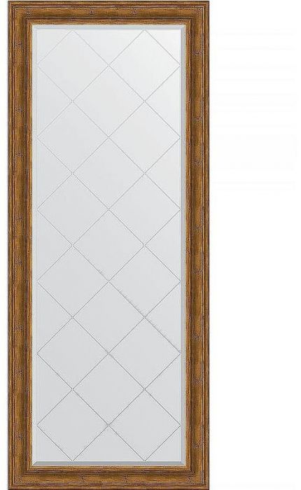 Зеркало Evoform Exclusive-G Floor 204х84 BY 6329 с гравировкой в багетной раме - Травленая бронза 99