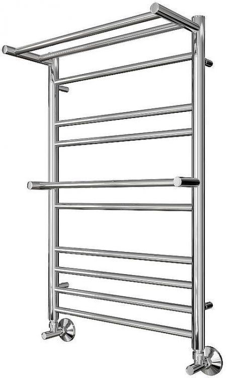 Водяной полотенцесушитель Aquatek Альфа П10 500x800 AQ RRP1080CH с полкой Хром