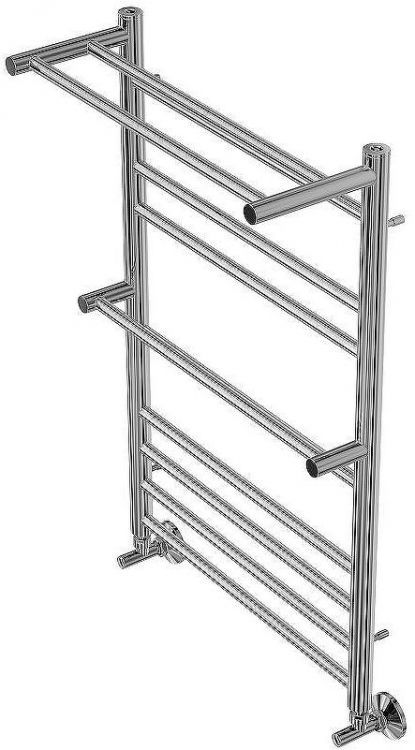 Водяной полотенцесушитель Aquatek Альфа П10 500x800 AQ RRP1080CH с полкой Хром