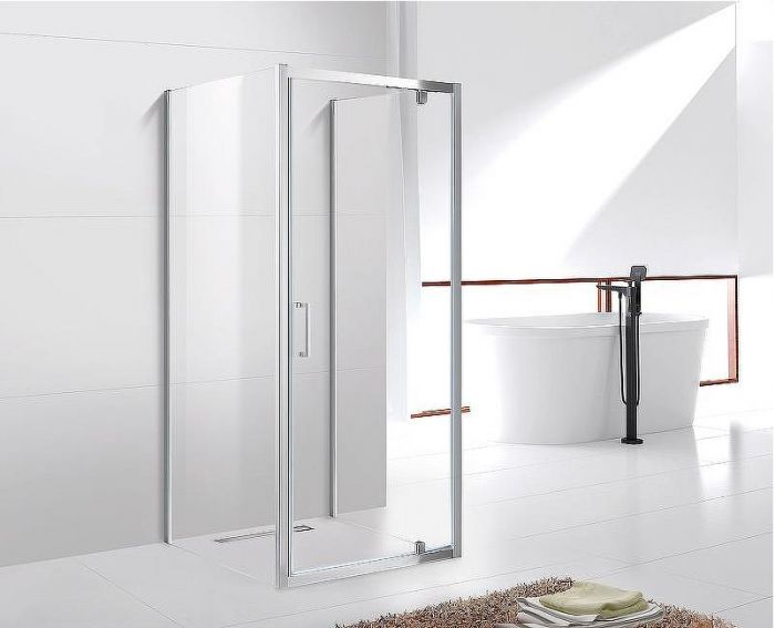 Душевой уголок Cezares Molveno 100x80 MOLVENO-BA2-100/80-C-Cr-IV профиль Хром стекло прозрачное