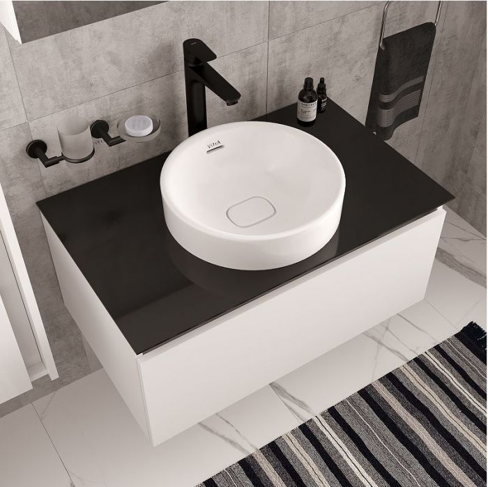Смеситель для раковины Vitra Flow Soft A4301036EXP Черный матовый