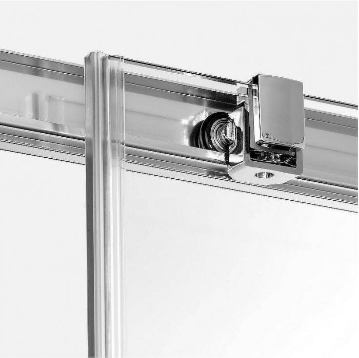 Душевой уголок New Trendy Prime Chrome 130х100 L D-0304A/D-0125B профиль Хром стекло прозрачное