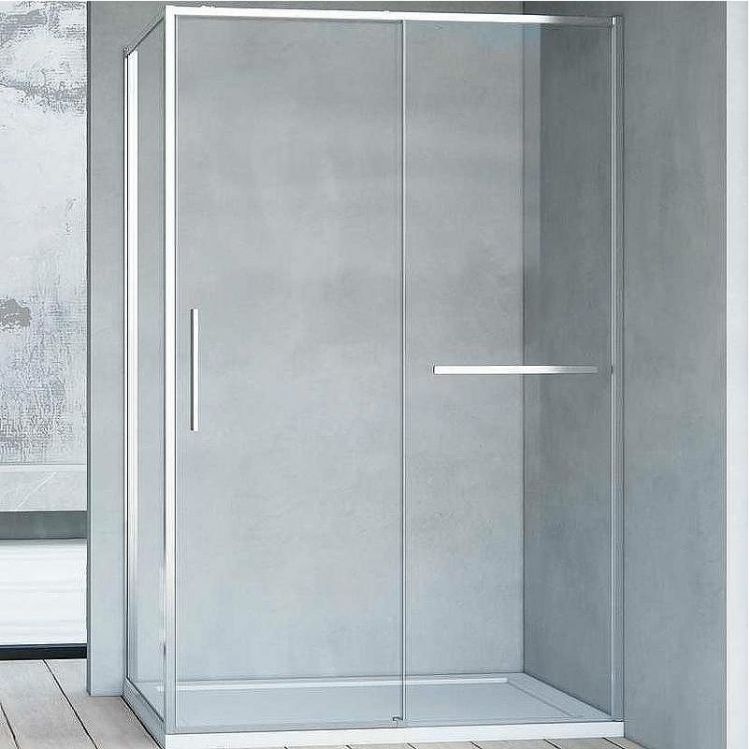 Душевой уголок Vincea Slim Soft 110x80 VSR-1SS8011CL профиль Хром стекло прозрачное