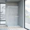 Душевой уголок Vincea Slim Soft 110x80 VSR-1SS8011CL профиль Хром стекло прозрачное