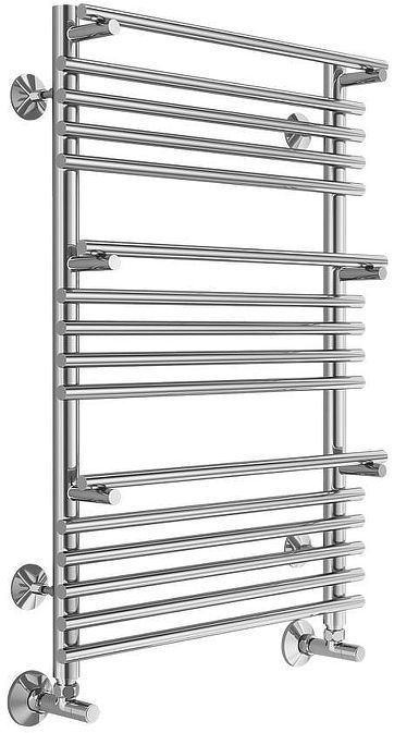 Водяной полотенцесушитель Terminus Вента Люкс П16 500х800 4670078529510 цвет Хром, нижнее подключение, G 1/2" ВР, с угловым соединением Водяной полотенцесушитель Terminus Вента Люкс П16 500х800 4670078529510 цвет Хром, нижнее подключение, G 1/2" ВР, с угловым соединением
