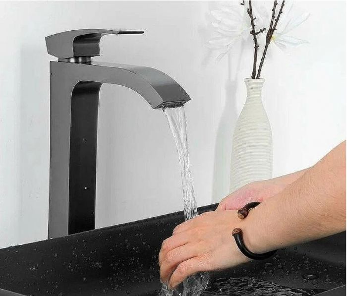 Смеситель для раковины Gappo G07-9 G1007-89 Оружейная сталь