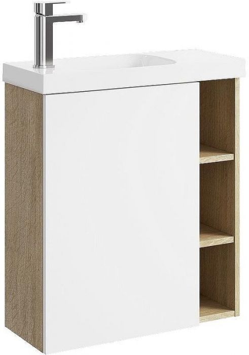 Корпус тумбы под раковину Aqwella Alba 60 L ALB0106LDD подвесной Дуб Давос