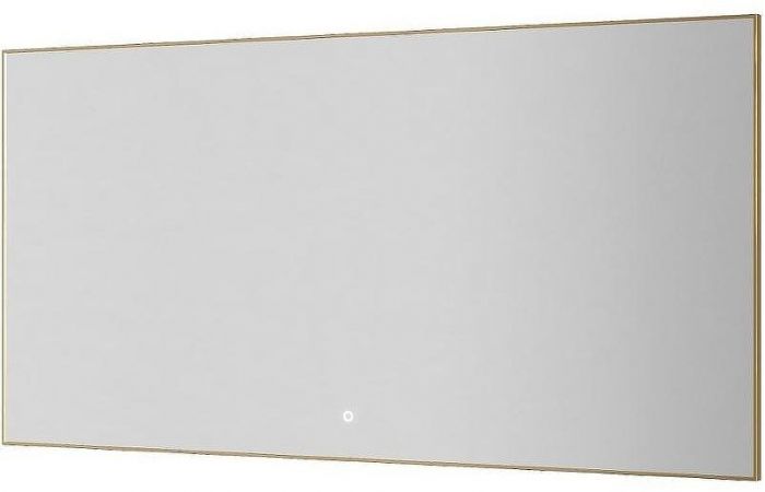 Зеркало Boheme Modern 140x70 543-140-G с подсветкой Золото с сенсорным выключателем и подогревом