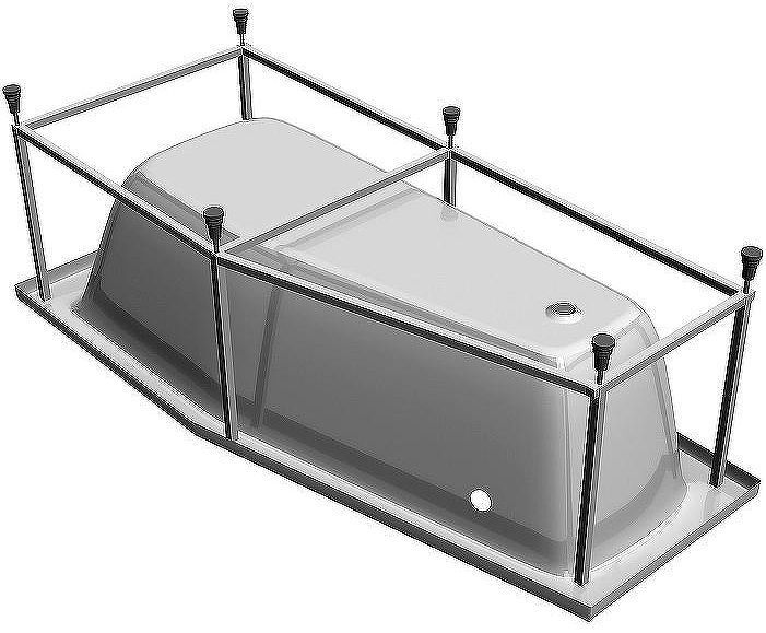 Акриловая ванна Relisan Aquarius 160х70 R Гл000013736 без гидромассажа