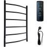 Электрический полотенцесушитель Маргроид Вид 4 800x500 04-8050-1049-9005L левый Черный матовый