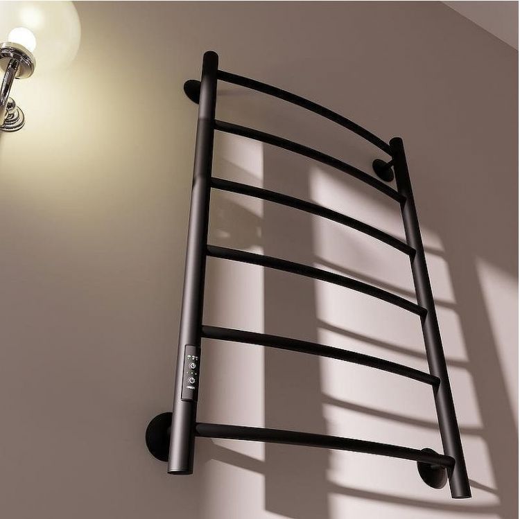 Электрический полотенцесушитель Маргроид Вид 4 800x500 04-8050-1049-9005L левый Черный матовый