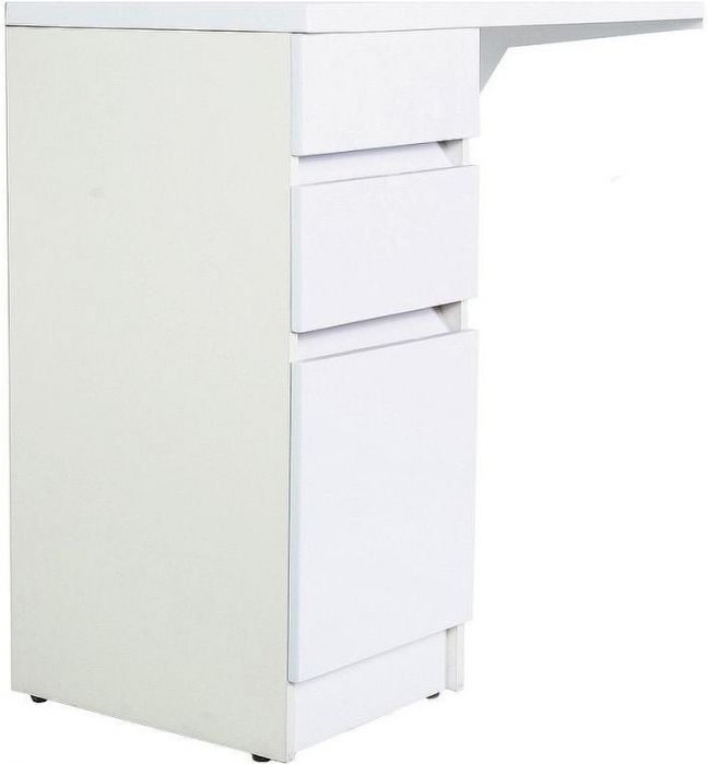 Тумба с раковиной Orange Sistema 100 L ST-40TUW+RAL Белая глянцевая