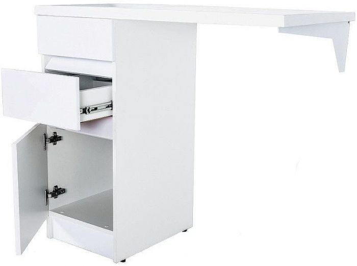 Тумба с раковиной Orange Sistema 100 L ST-40TUW+RAL Белая глянцевая