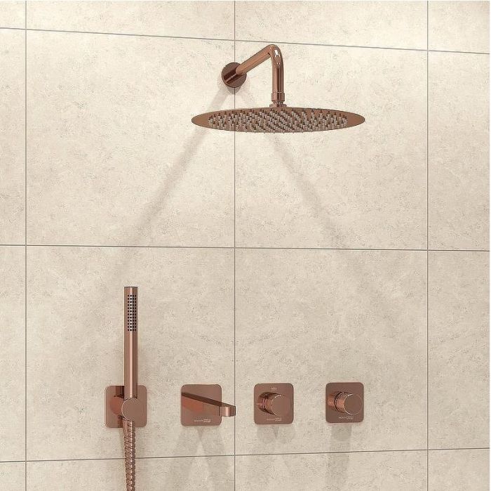 Душевая система WasserKRAFT Paar A8851.310.311.338.330.290.292.291 Розовое золото