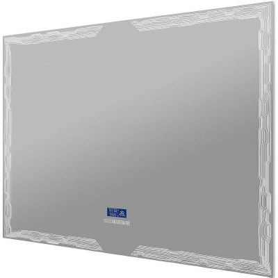 Зеркало Cezares 120 45064 с подсветкой с сенсорным выключателем Touch System, с подогревом, с радио и датчиком температуры