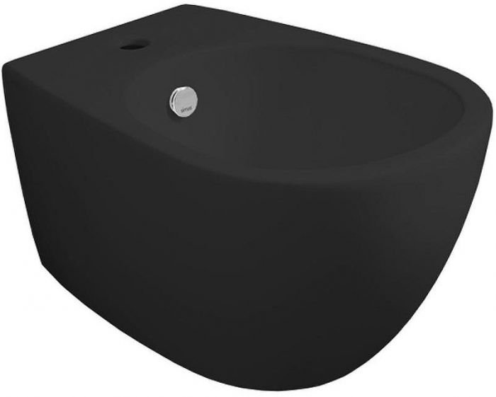 Биде Simas Vignoni VI19 nero matt*1 подвесное Черное матовое