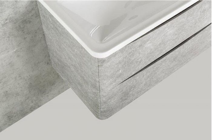 Тумба под раковину BelBagno ACQUA-800-2C-SO-CVG подвесная Cemento Verona Grigio