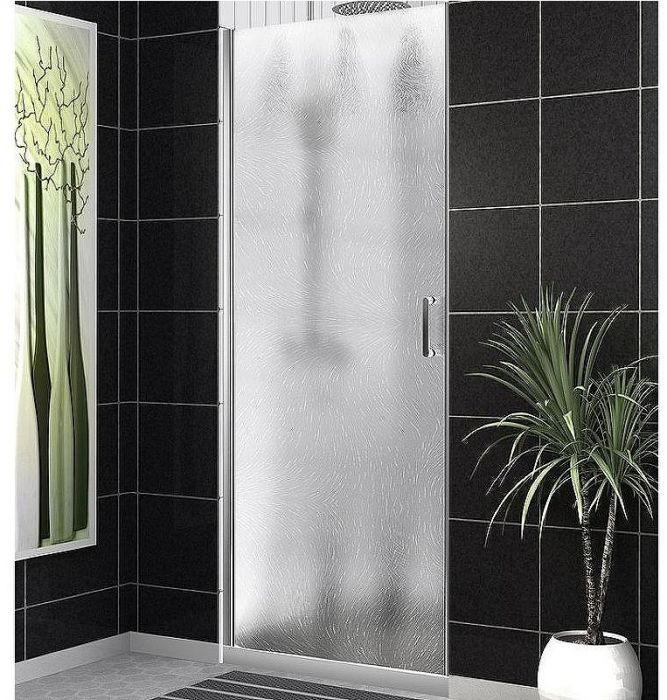 Душевая дверь BelBagno Uno 60 UNO-B-1-60-CH-Cr профиль Хром стекло шиншилла