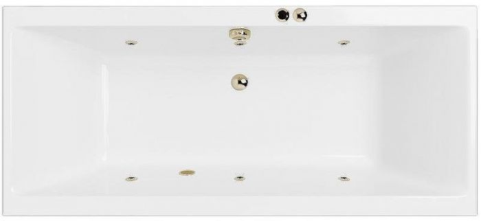 Акриловая ванна Excellent Pryzmat Slim 180x80 WAEX.PRY18S.SOFT.BR с гидромассажем