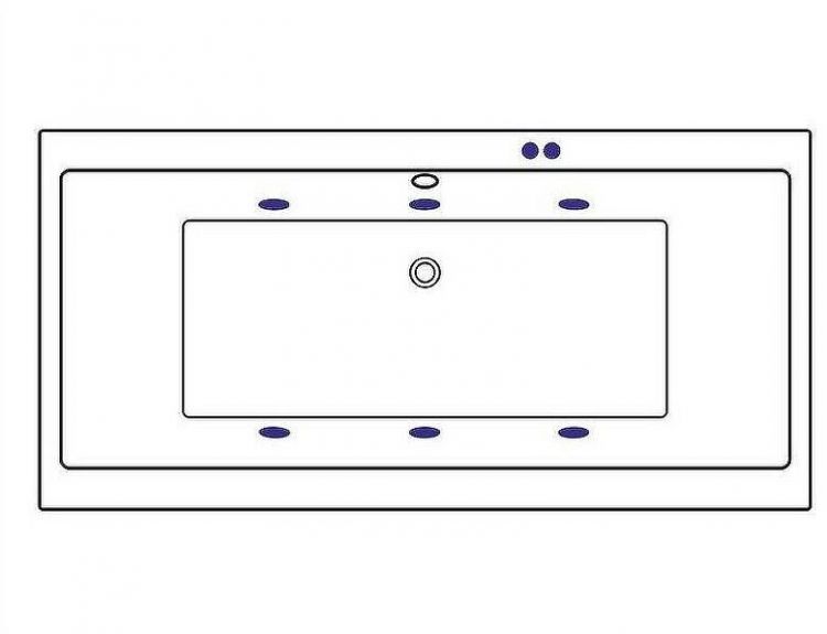 Акриловая ванна Excellent Pryzmat Slim 180x80 WAEX.PRY18S.SOFT.BR с гидромассажем