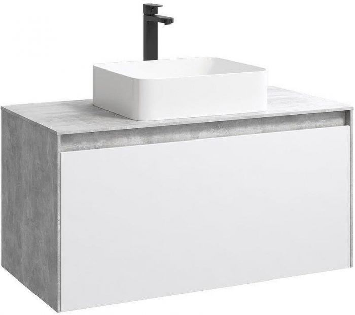 Корпус тумбы под раковину Aqwella 5 Stars Mobi 100 MOB0110BS подвесной без передней панели