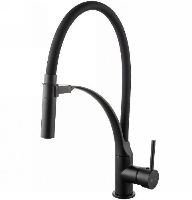 Смеситель для кухни Lemark Soul LM6007BL Черный матовый