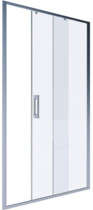 Душевая дверь Alex Baitler 110 AB61C110 профиль Сатин стекло прозрачное