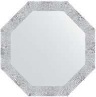 Зеркало Evoform Octagon 67х67 BY 7401 в багетной раме - Чеканка белая 70