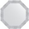 Зеркало Evoform Octagon 67х67 BY 7401 в багетной раме - Чеканка белая 70