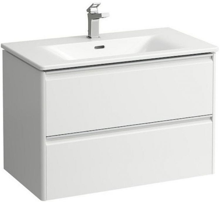 Тумба с раковиной Laufen Palace 80 8.6070.5.261.104.1 подвесная Белая глянцевая