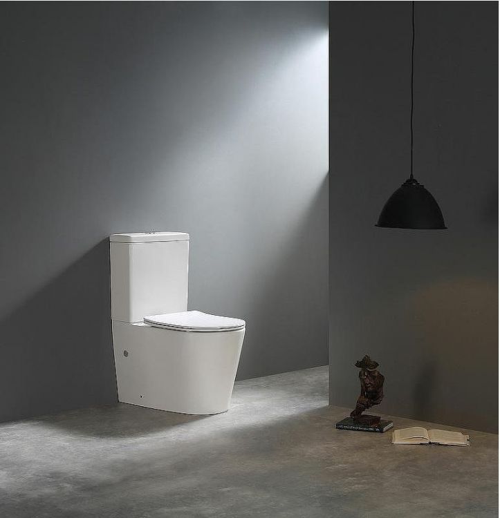 Унитаз компакт SantiLine SL-5026 Белый с бачком и сиденьем Микролифт Унитаз компакт SantiLine SL-5026 Белый с бачком и сиденьем Микролифт